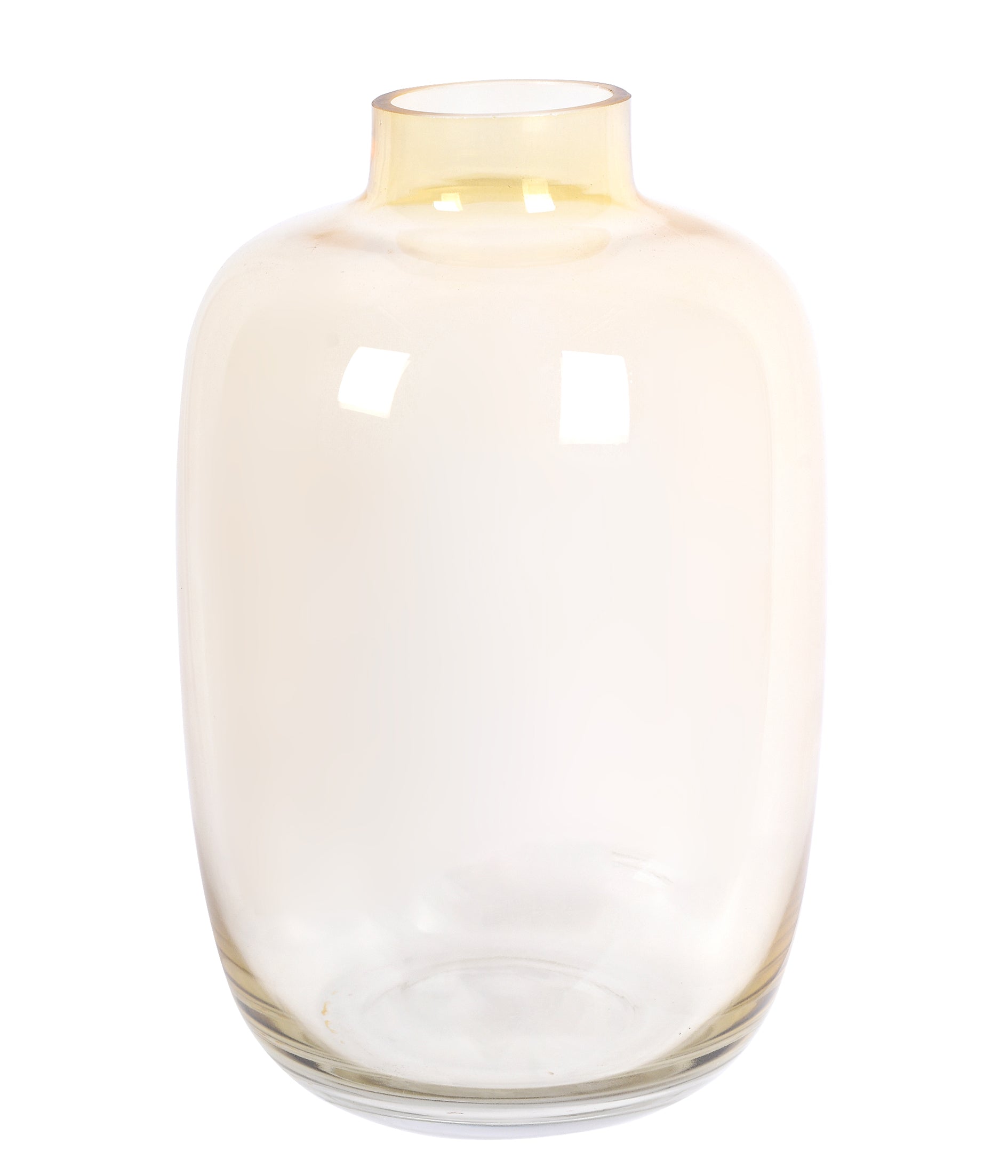VASO DE VIDRO MANTEIGA