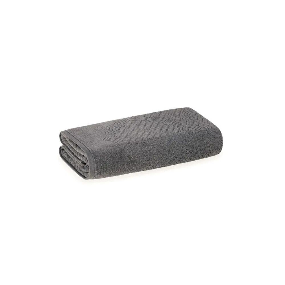 TOALHA BANHO GALBE COR CINZA TAMANHO 66X140 CM