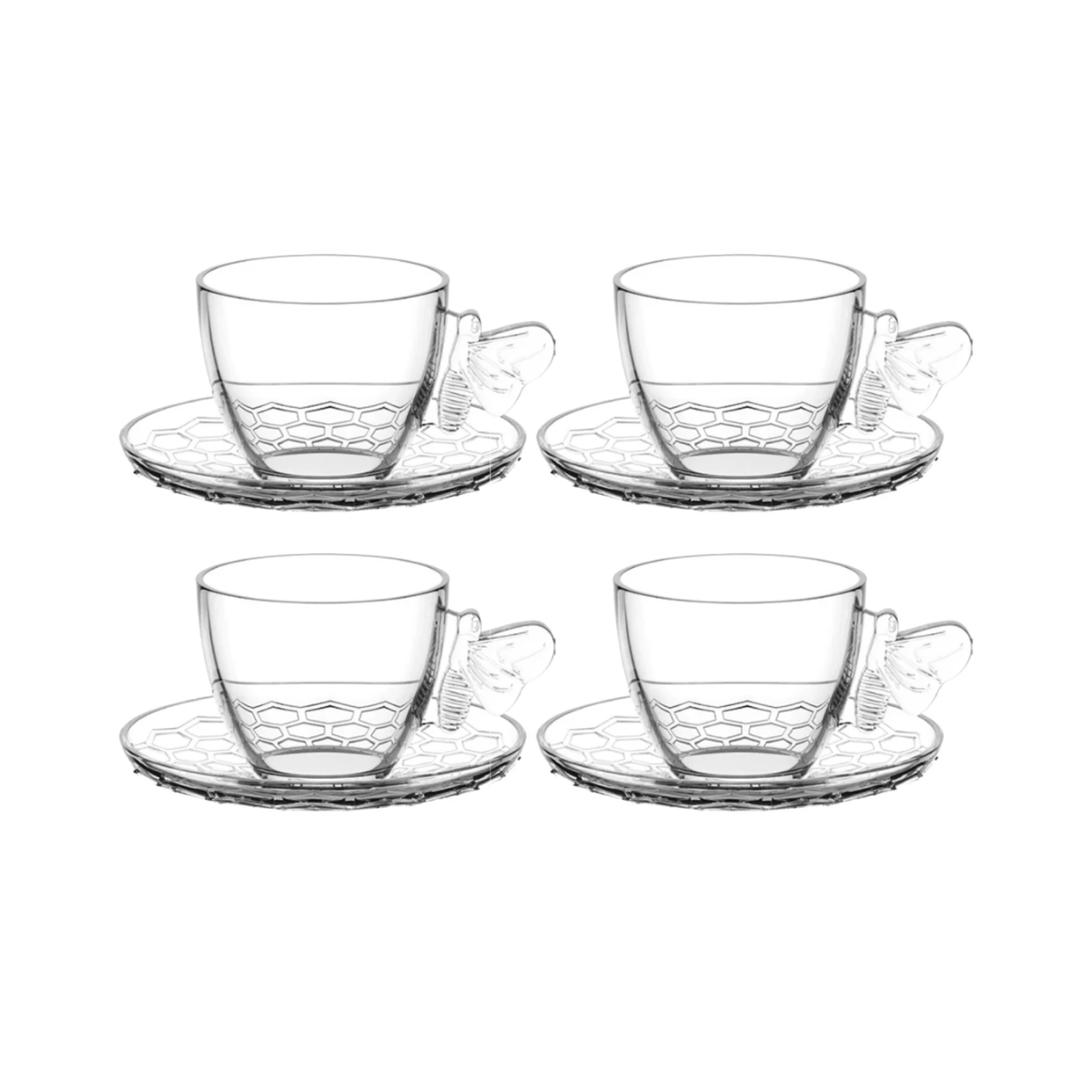 XICARA CAFE VDO BEE 80ML 4PC