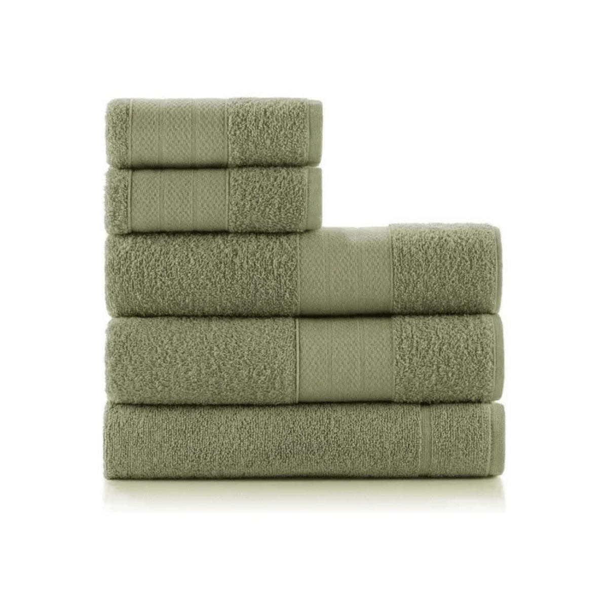 JOGO DE TOALHAS 5 PECAS TOQUIO – VERDE DEEP OLIVE
