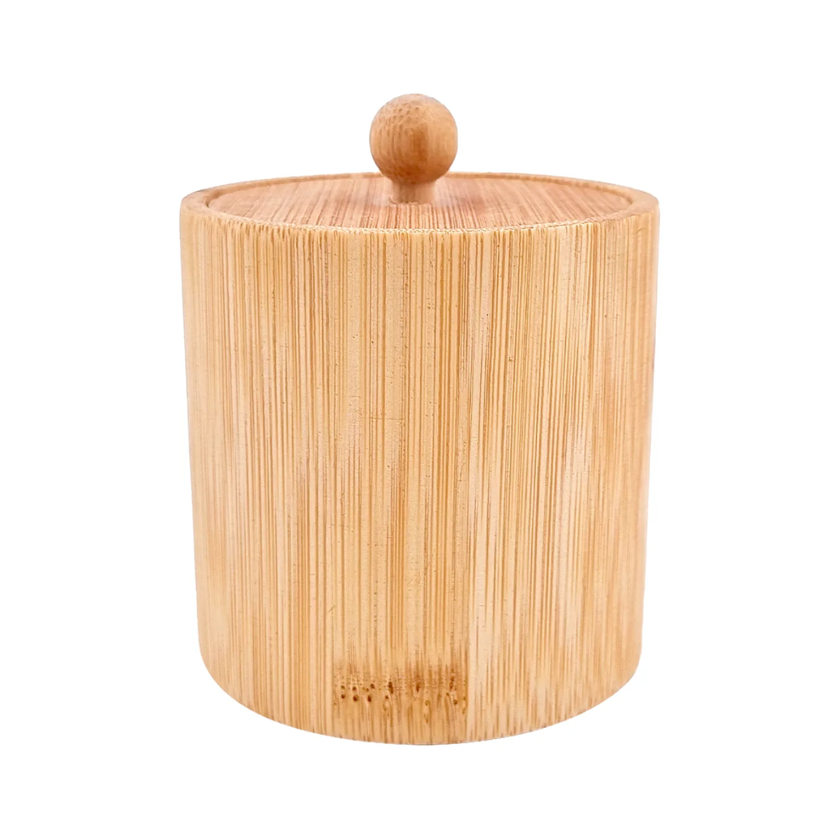 POTE DE BAMBU COM TAMPA 8CM