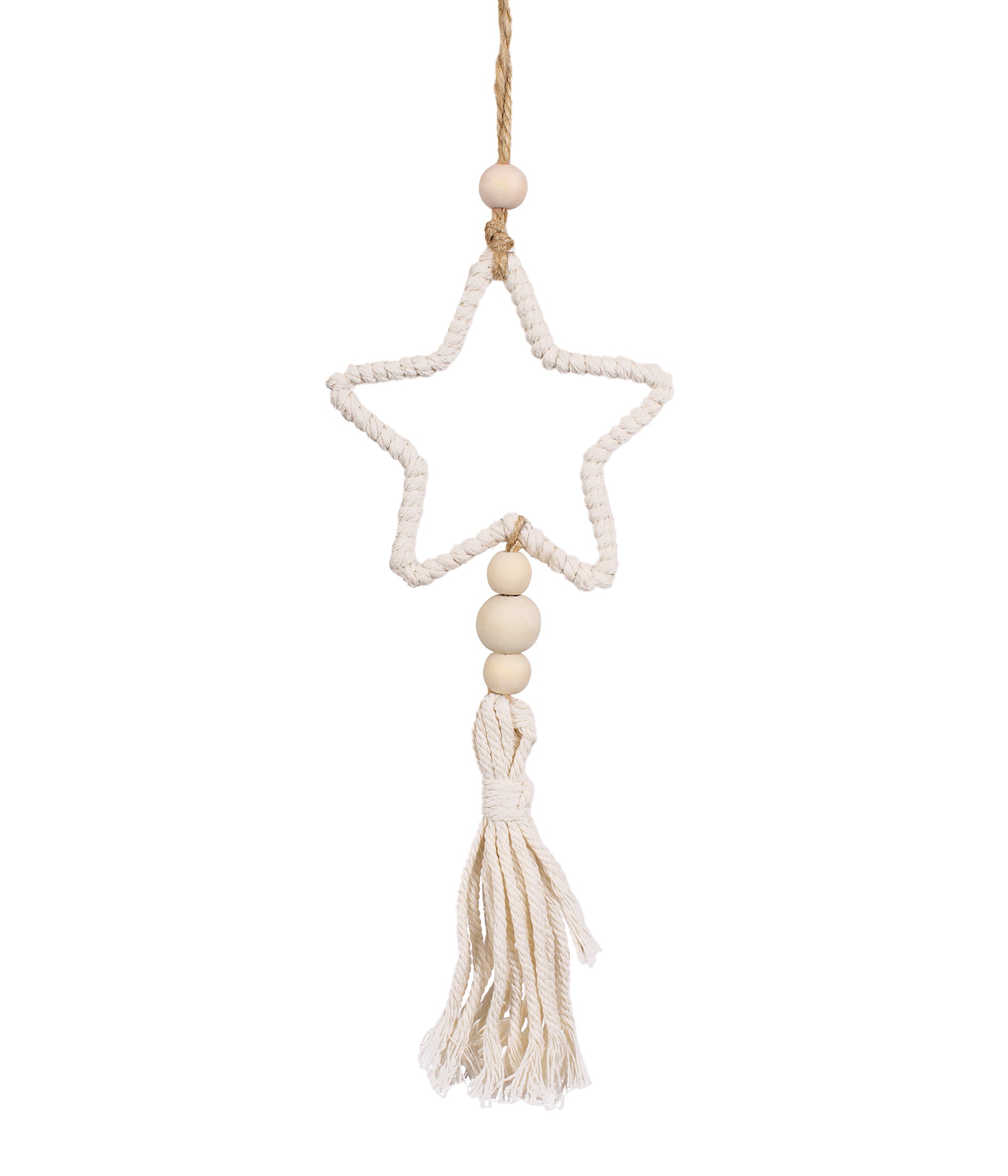 ENFEITE ESTRELA OFF WHITE