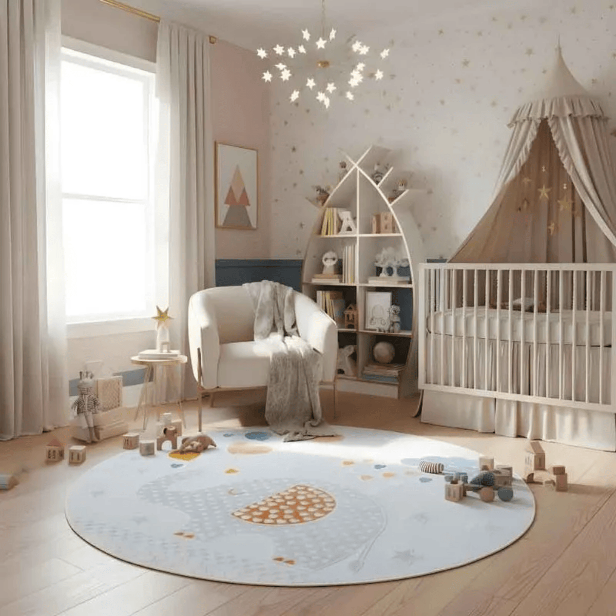 TAPETE MOON 01 REDONDO - 2,00M