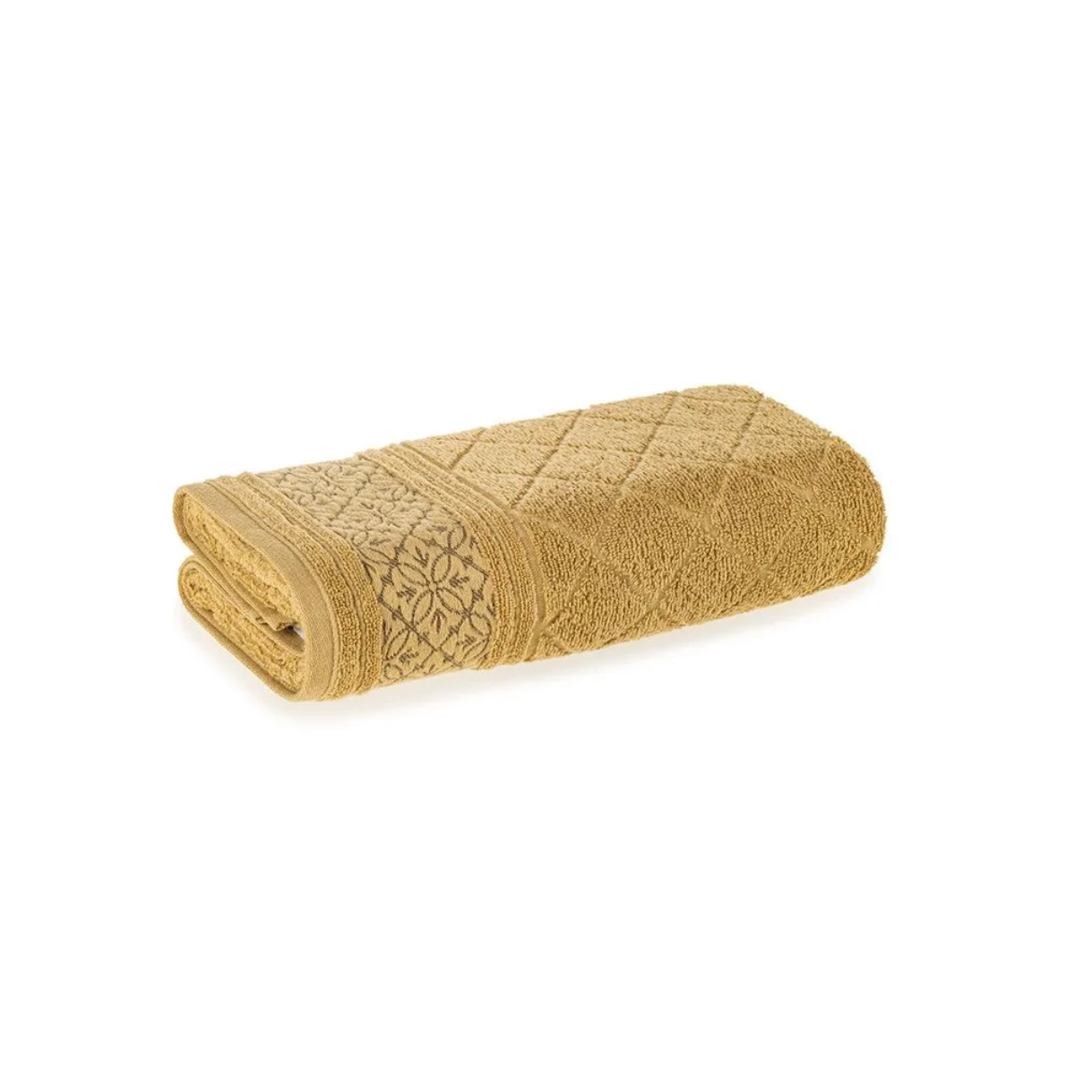 TOALHA DE ROSTO  BRAGANÇA CASTANHO - 48CM X 80CM