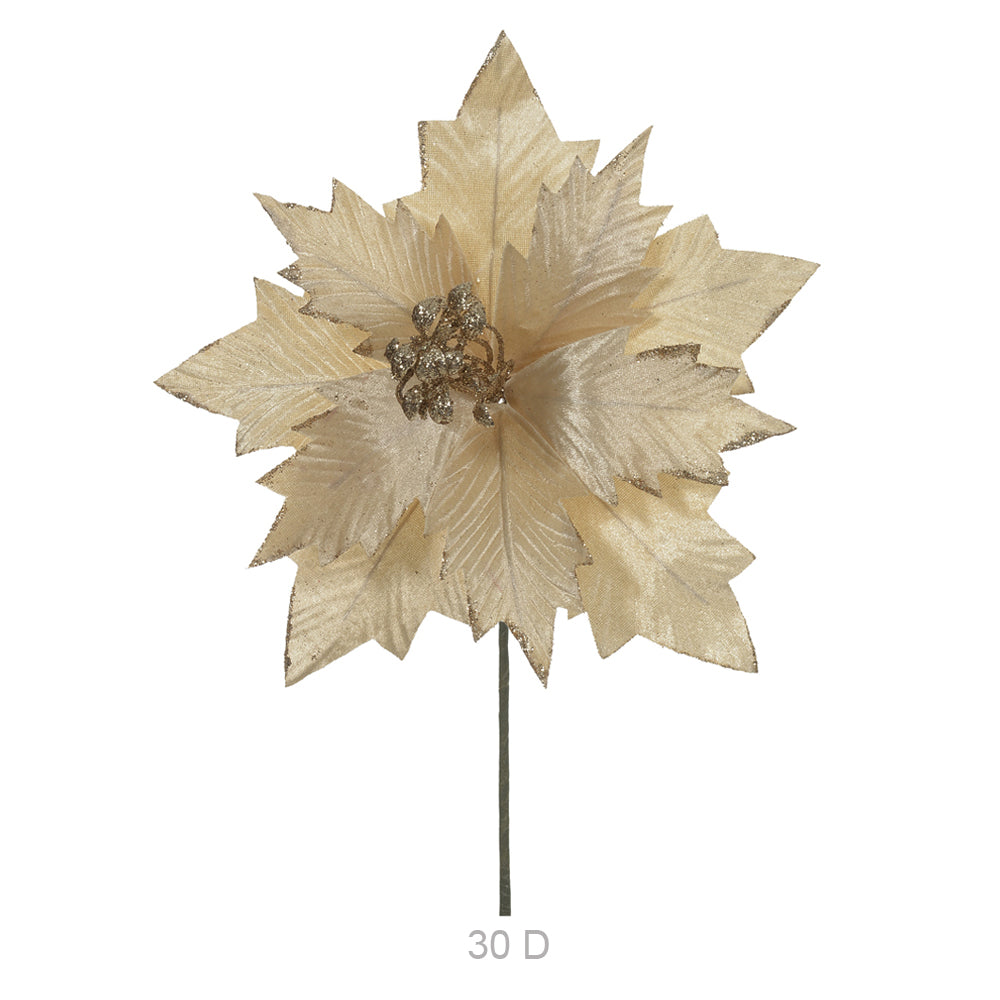 HASTE BICO DE PAPAGAIO AVELUDADO CHAMPANHE 35CM