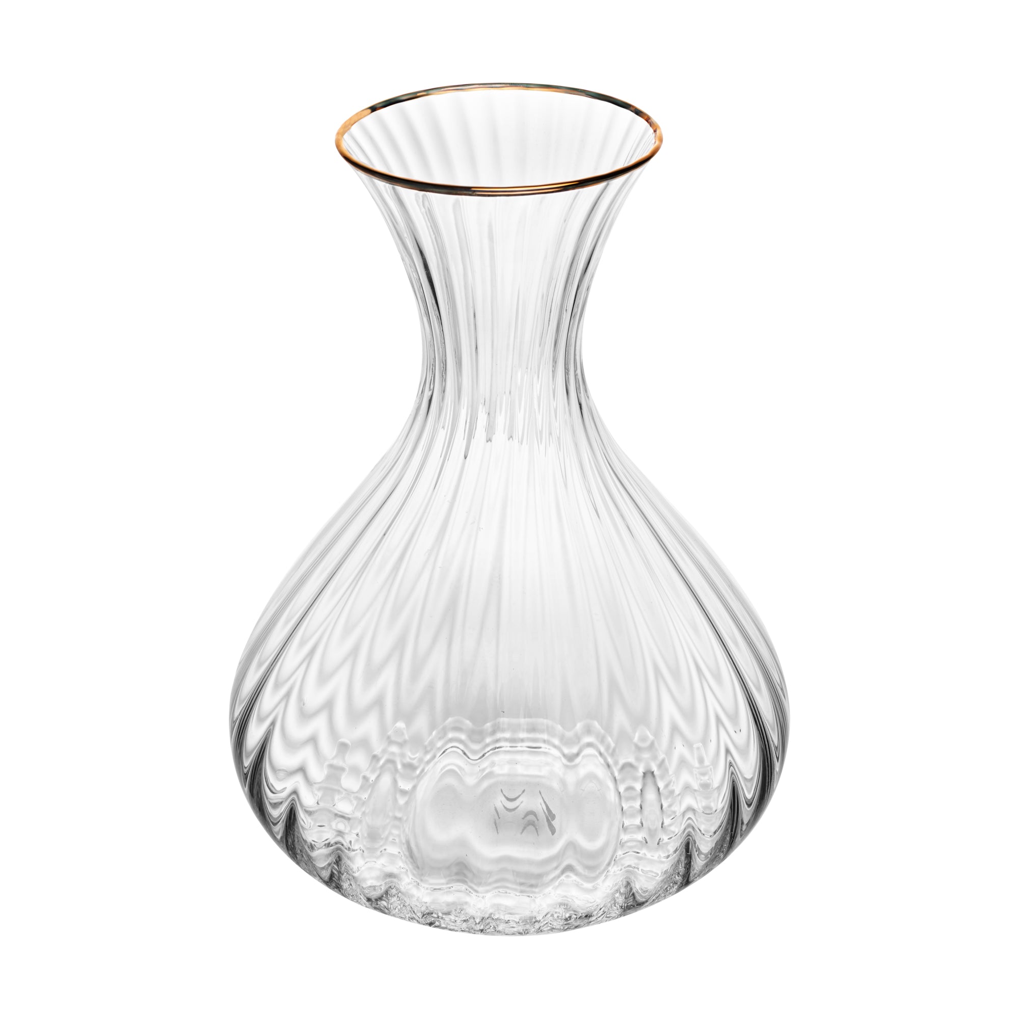 DECANTER DE CRISTAL ECOLOGICO (LIVRE CHUMBO) COM FIO DE OURO OPTIC 1,5L