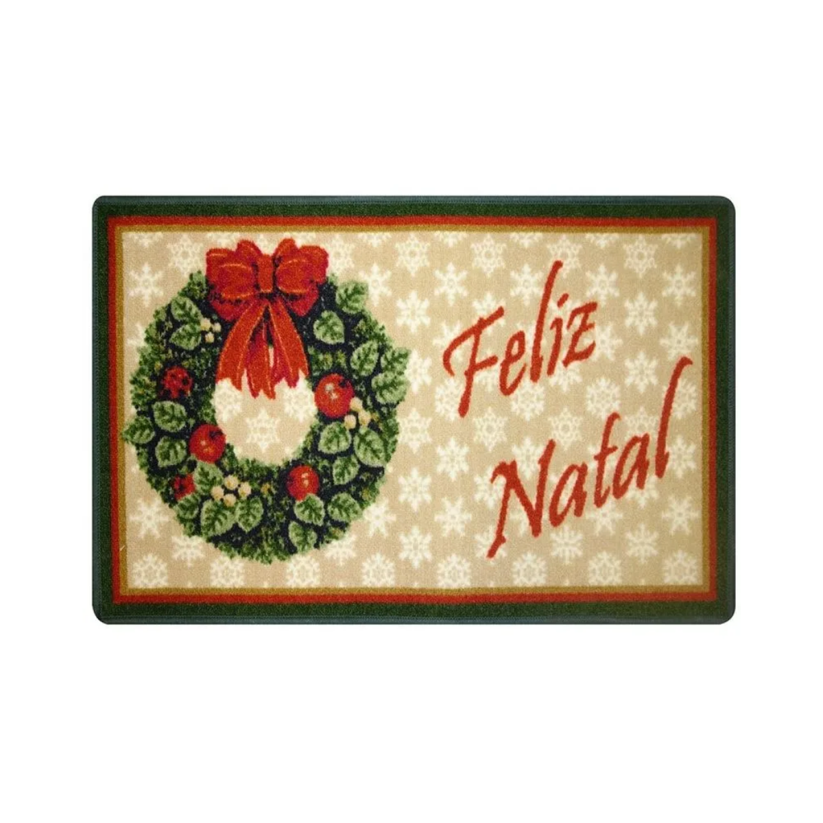 TAPETE BOUCLE NATALINO DES007 - 40CM X 60CM