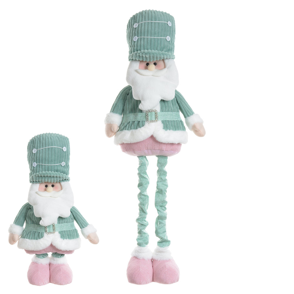 PAPAI NOEL EM PE VERDE E ROSA 1m