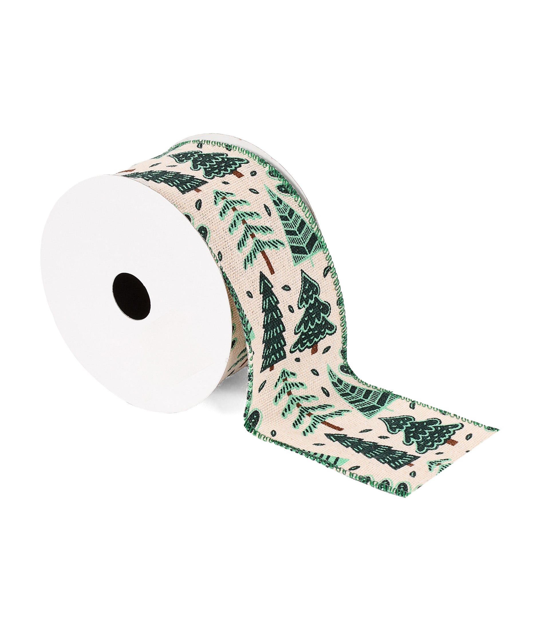 ROLO DE FITA DECORATIVA PINHEIROS 6,3CMx9,14M