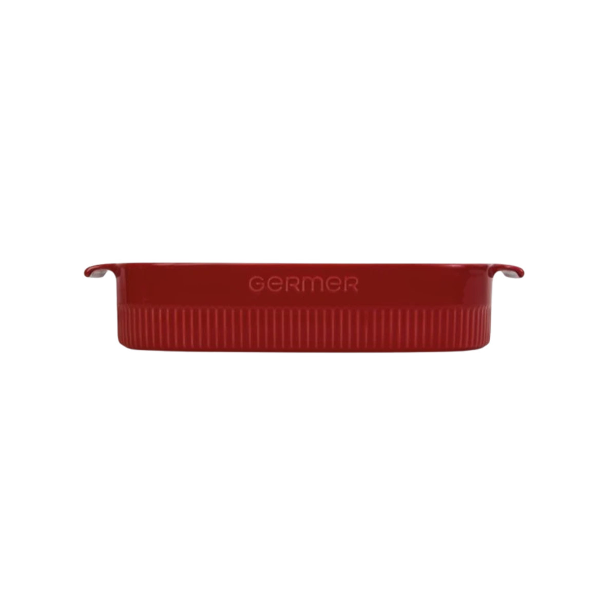 TRAVESSA RETANGULAR VERMELHO – 37X26CM