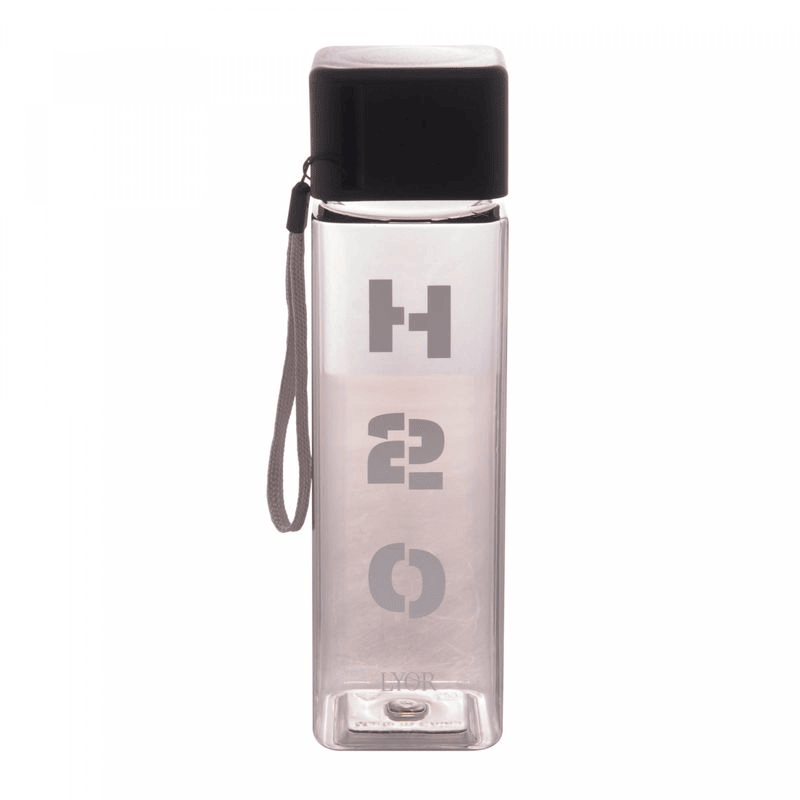 GARRAFA SQUEEZE QUADRADA DE POLIESTIRENO 450ml