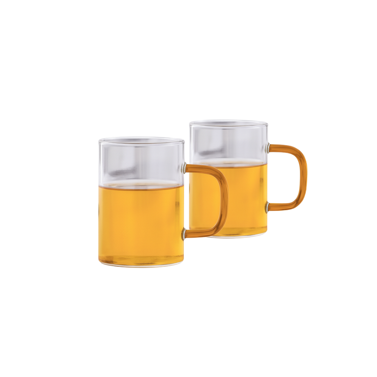 CJ 2 CANECAS VIDRO BORO ALCA GOLD 2 PECAS 300ML