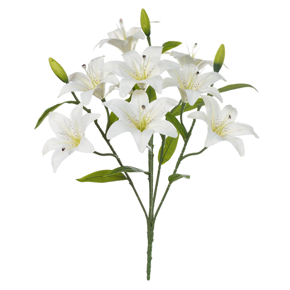B.LIRIO REAL TOQUE X12 (BRANCO) 55CM