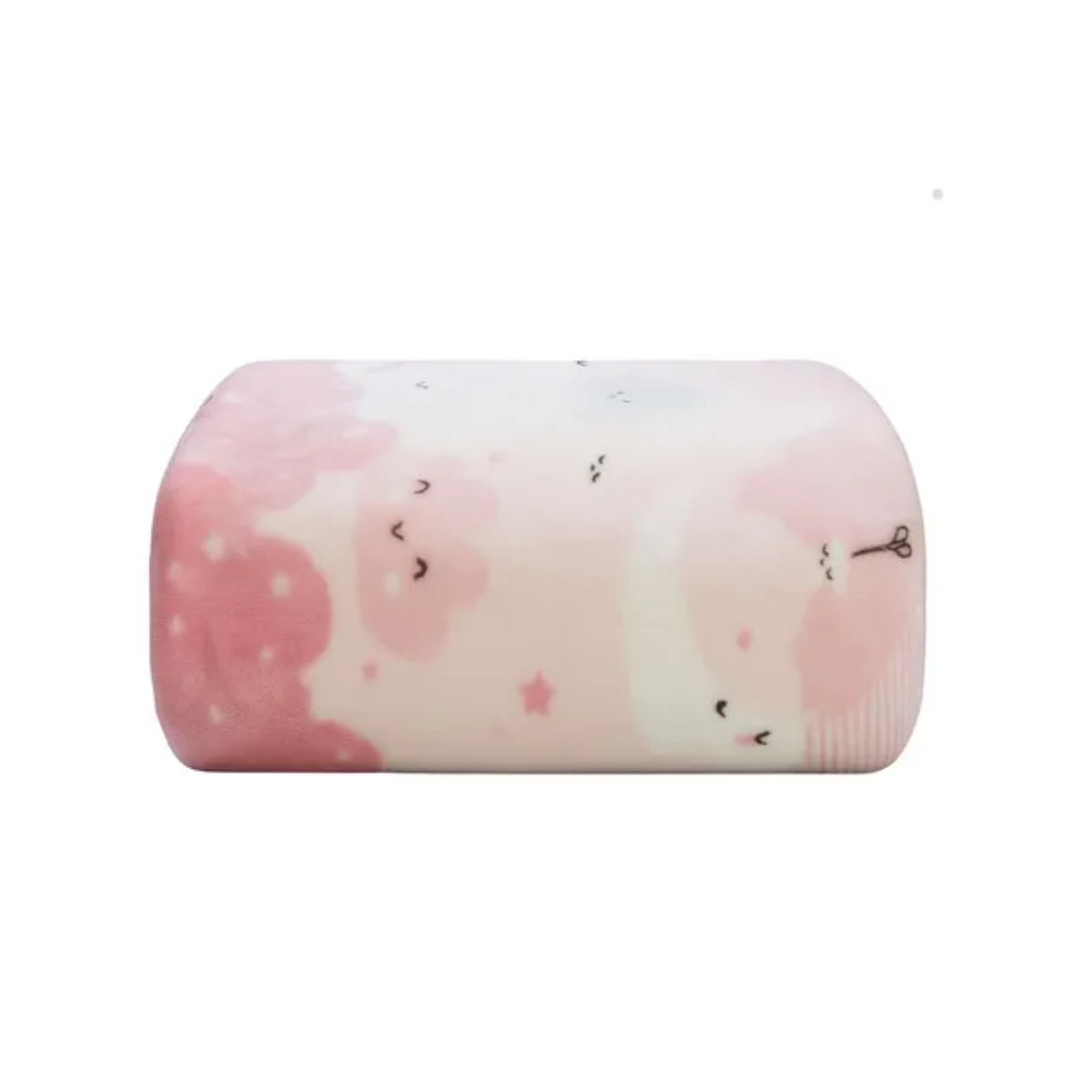 COBERTOR BABY FLANNEL CÉU ROSA 90X110