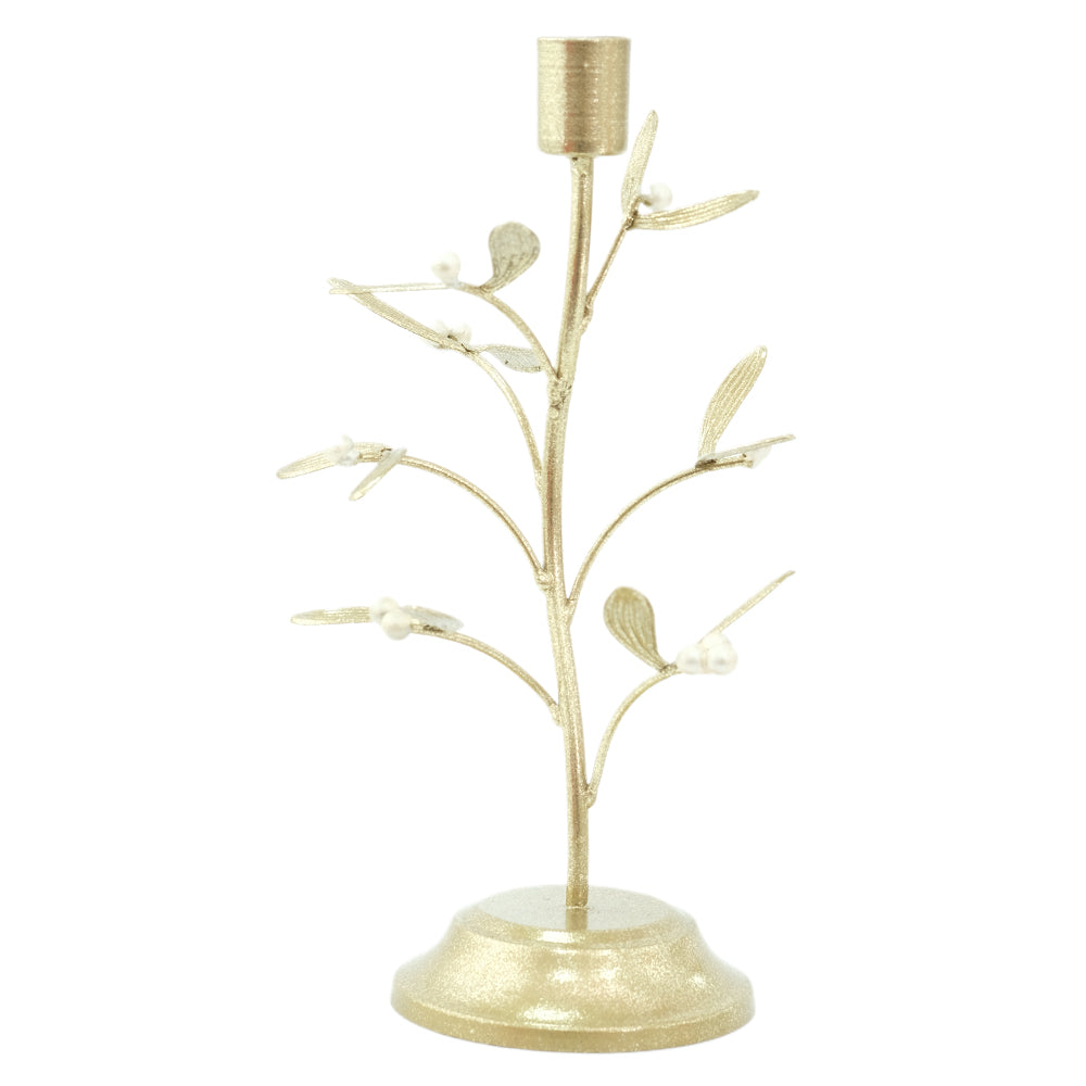 CANDELABRO DOURADO 25,5CM