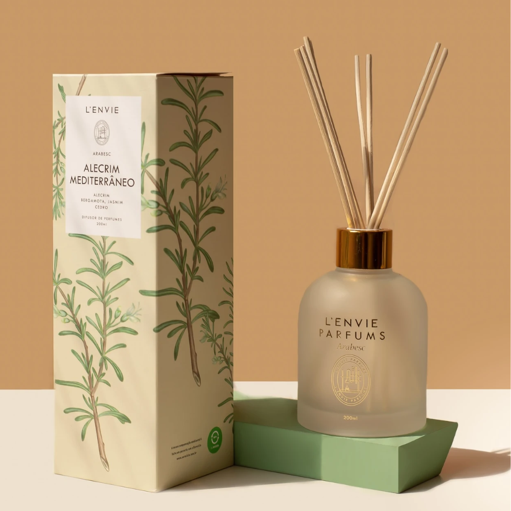 DIFUSOR DE PERFUME ALECRIM MEDITERRÂNEO ARABESC - 200ML