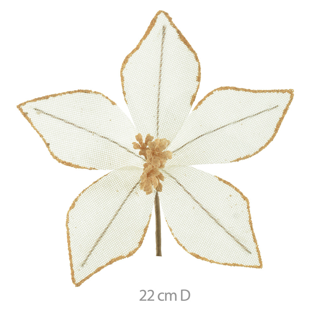 HASTE BICO DE PAPAGAIO OFF WHITE 12CM