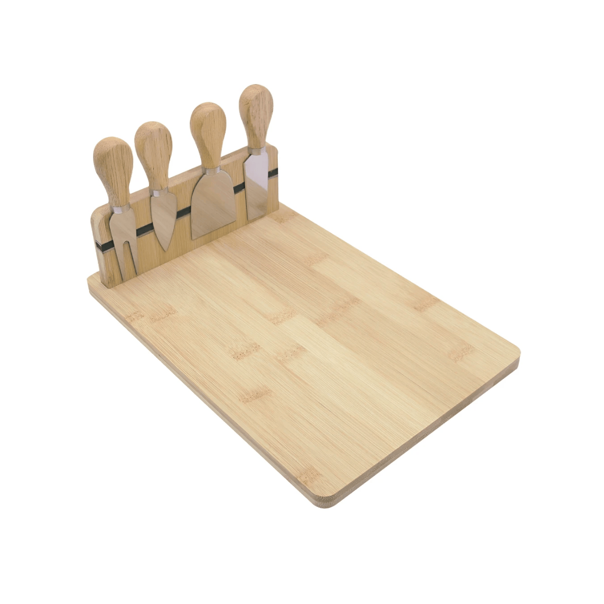 JOGO PARA QUEIJO 5 PECAS BAMBU - 30CM