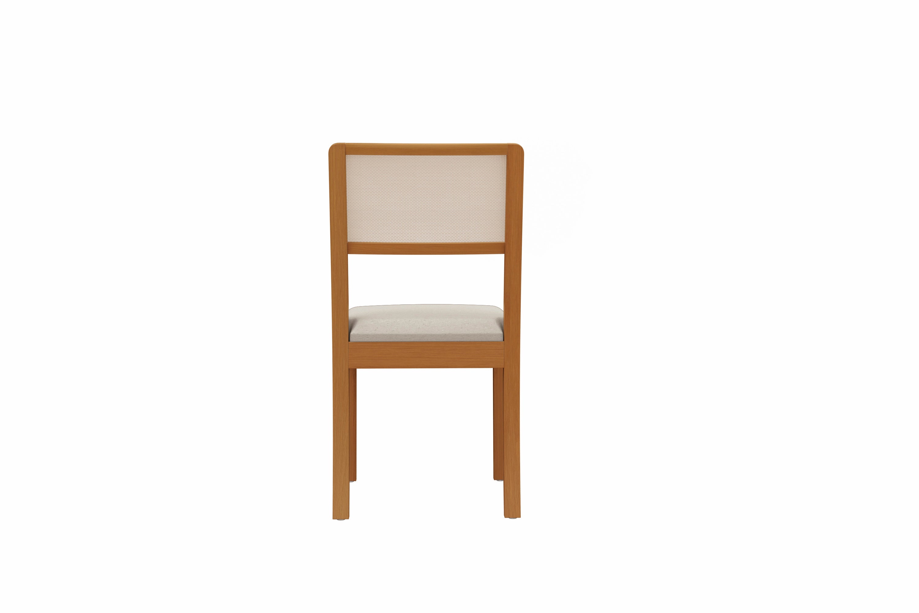 CADEIRAS DESMONTADAS LOLA LINHO CAQUI (TELA BEGE) ( kit com 2)