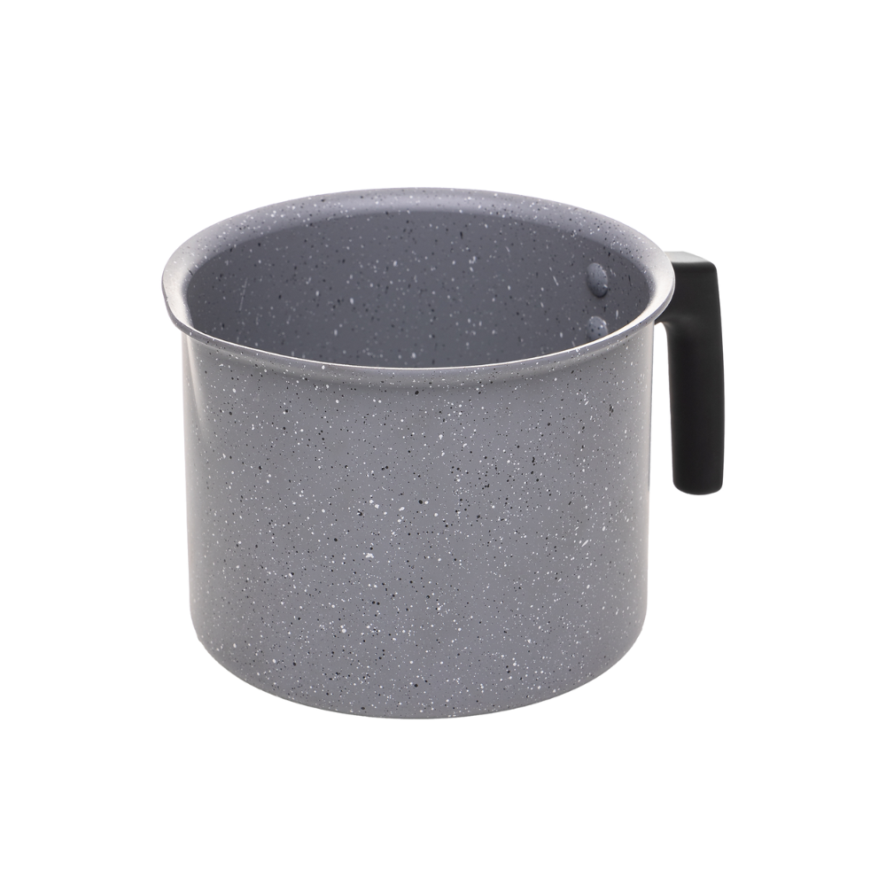 JOGO DE PANELAS DE INDUCAO 5 PECAS ALUMINIO GRANILITE CINZA COM REVESTIMENTO CERAMICO