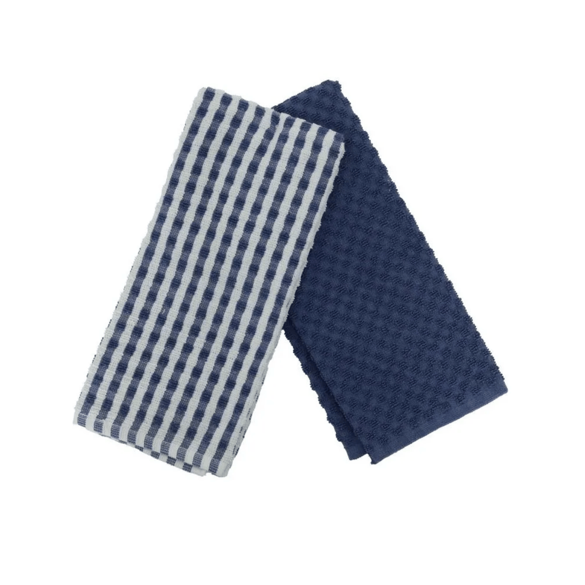 KIT PANO DE COPA POPCORN AZUL 2 PEÇAS - 38CM X 60CM