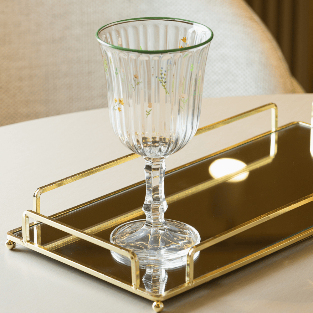 CONJUNTO 2 TACAS FLORENCE VIDRO - 230ML