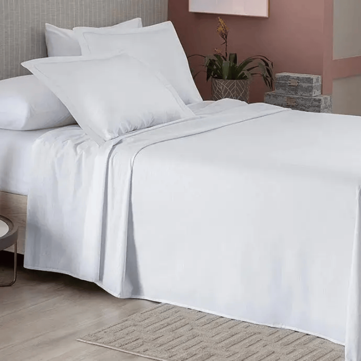 JOGO DE CAMA ESSENCIAL NEO 4 pcs - CASAL BRANCO