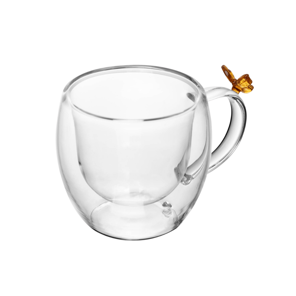 CONJUNTO 2 XICARAS DE CAFE SUN GARDEN VIDRO BOROSSILICATO – 80ML