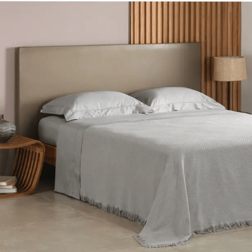 COLCHA CASAL IN DESIGN CINZA – 2,30M X 2,50M