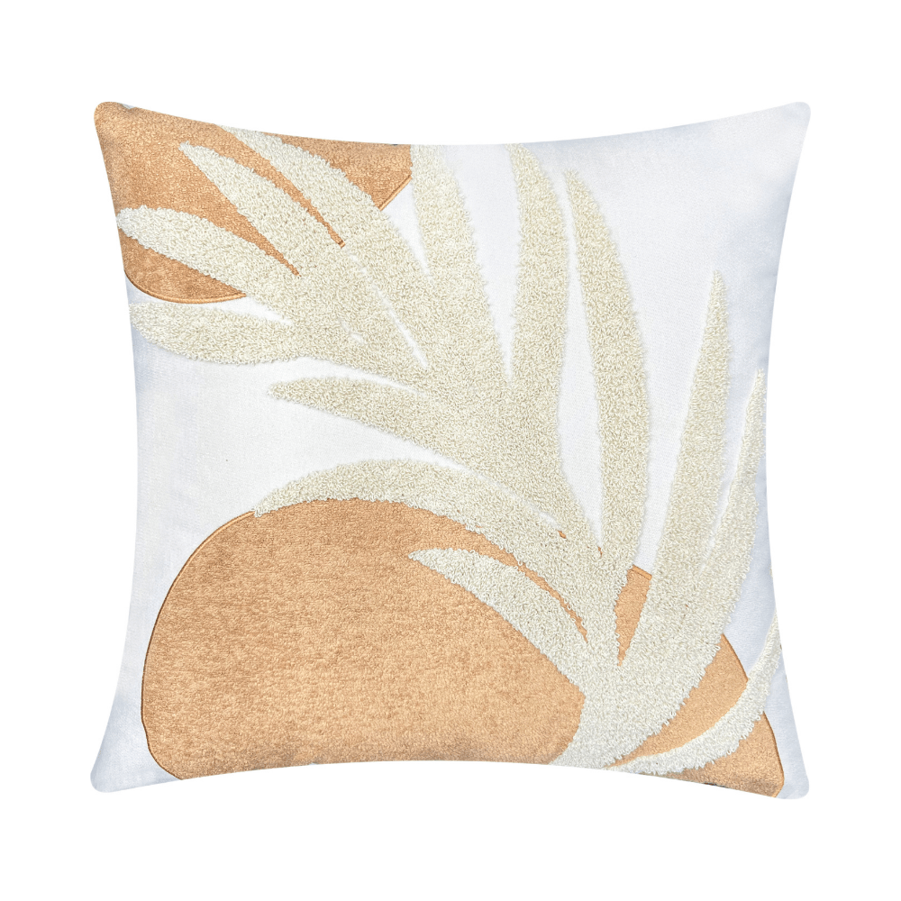 ALMOFADA EM LINHO COM APLICAÇÃO E BORDADO – 50CM X 50CM