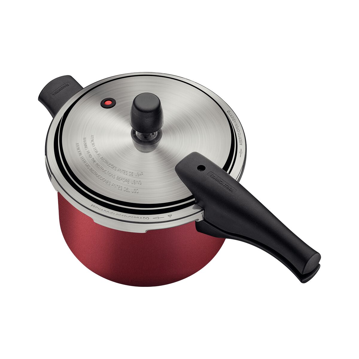 PANELA DE PRESSAO 4,5L 20CM VANCOUVER VERMELHO