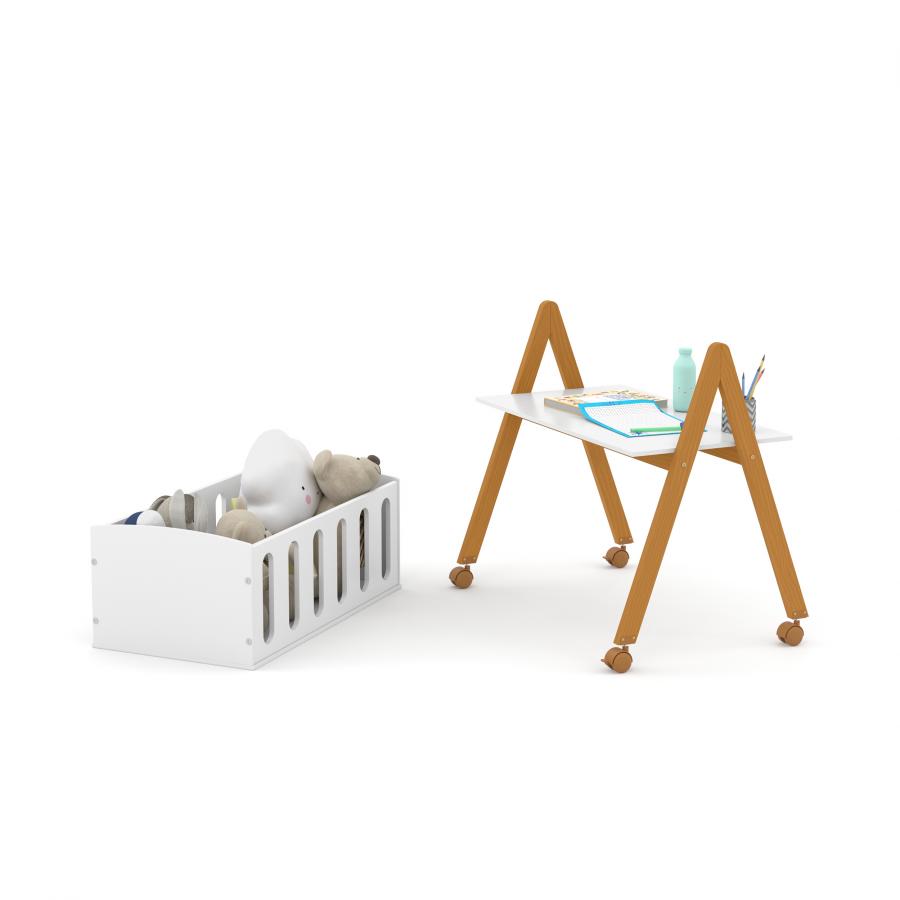 MINI BERCO LIV LAQUEADO BCO SOFT/ECO WOOD