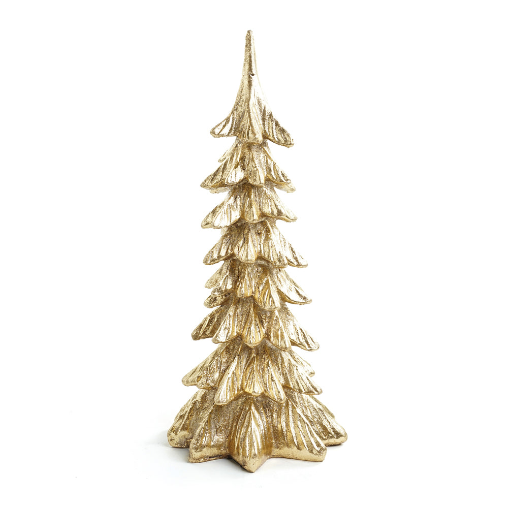 ARVORE DECORATIVA RESINA OURO