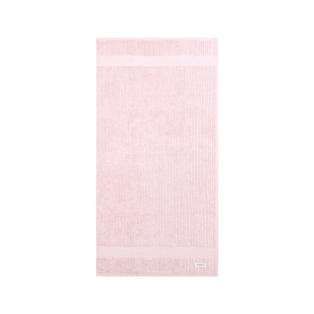 JOGO DE TOALHAS 5 PEÇAS FIO PENTEADO CANELADO ROSA PÉTALA – 70CM X 1,40M