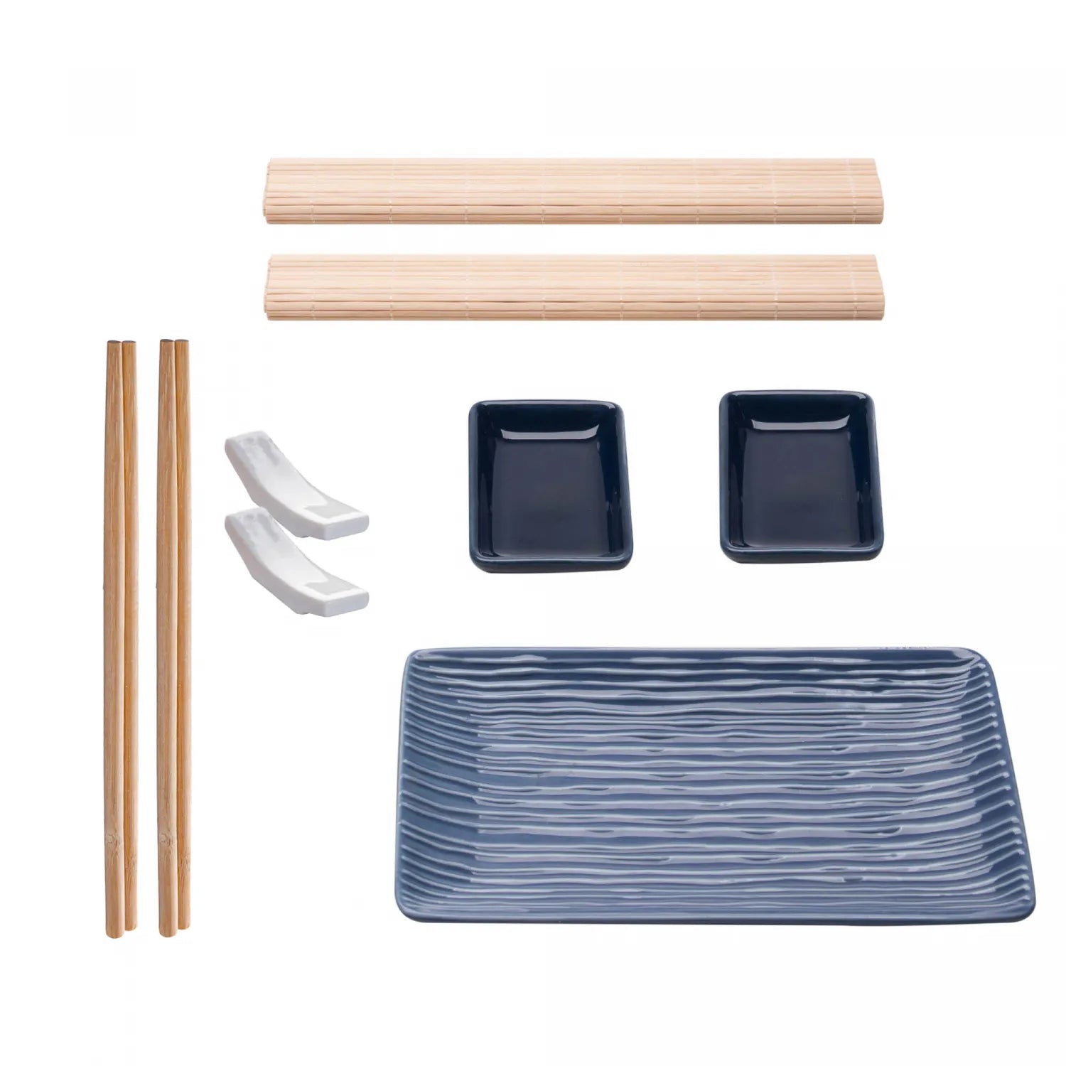 CONJUNTO 9 PEÇAS PARA SUSHI YUKI BAMBU