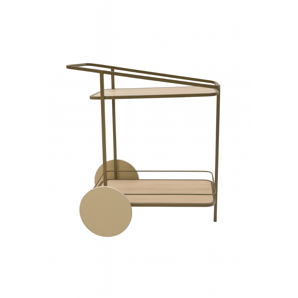 CARRINHO PARIS FD/LAM OAK – 80CM X 43CM X 90CM