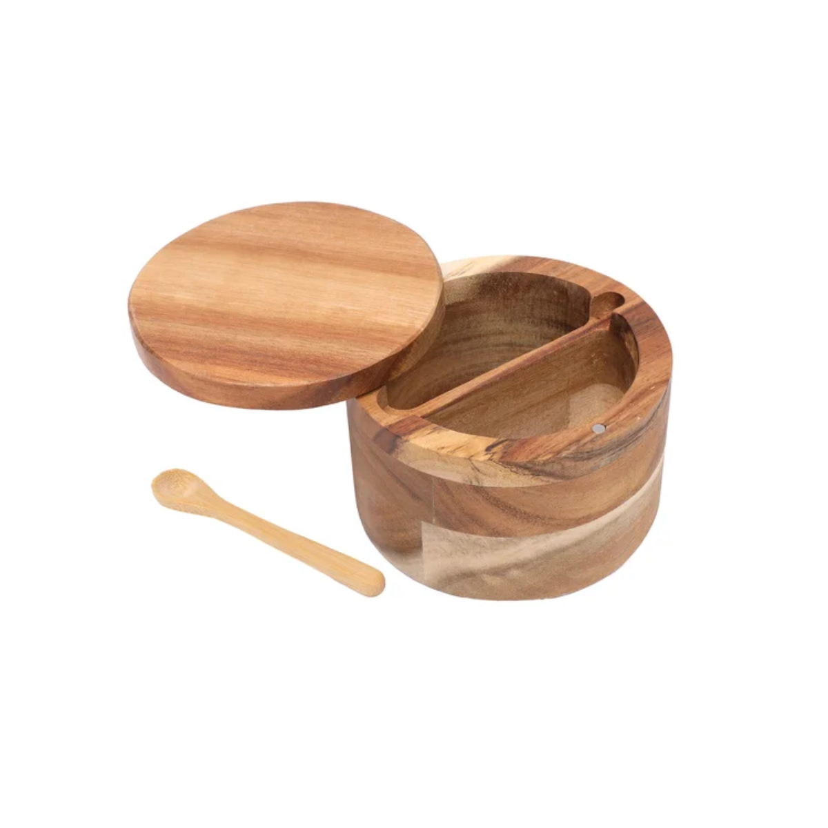 POTE DUO DIVISOES ACACIA WOOD