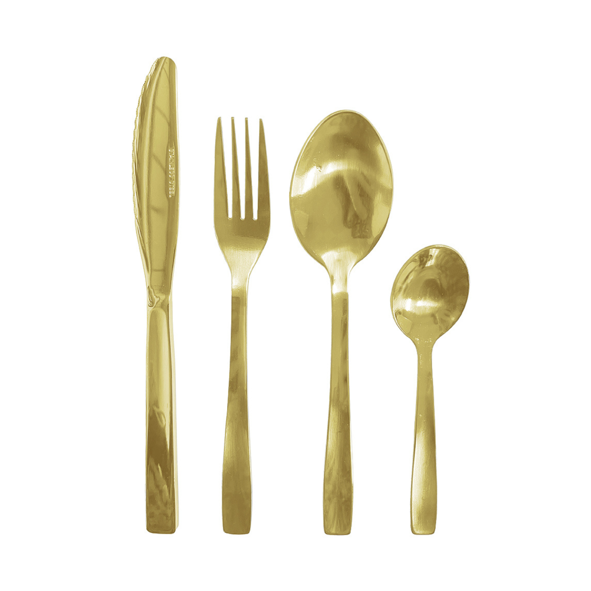 FAQUEIRO 24 PEÇAS EM AÇO INOX SANTORINI GOLD