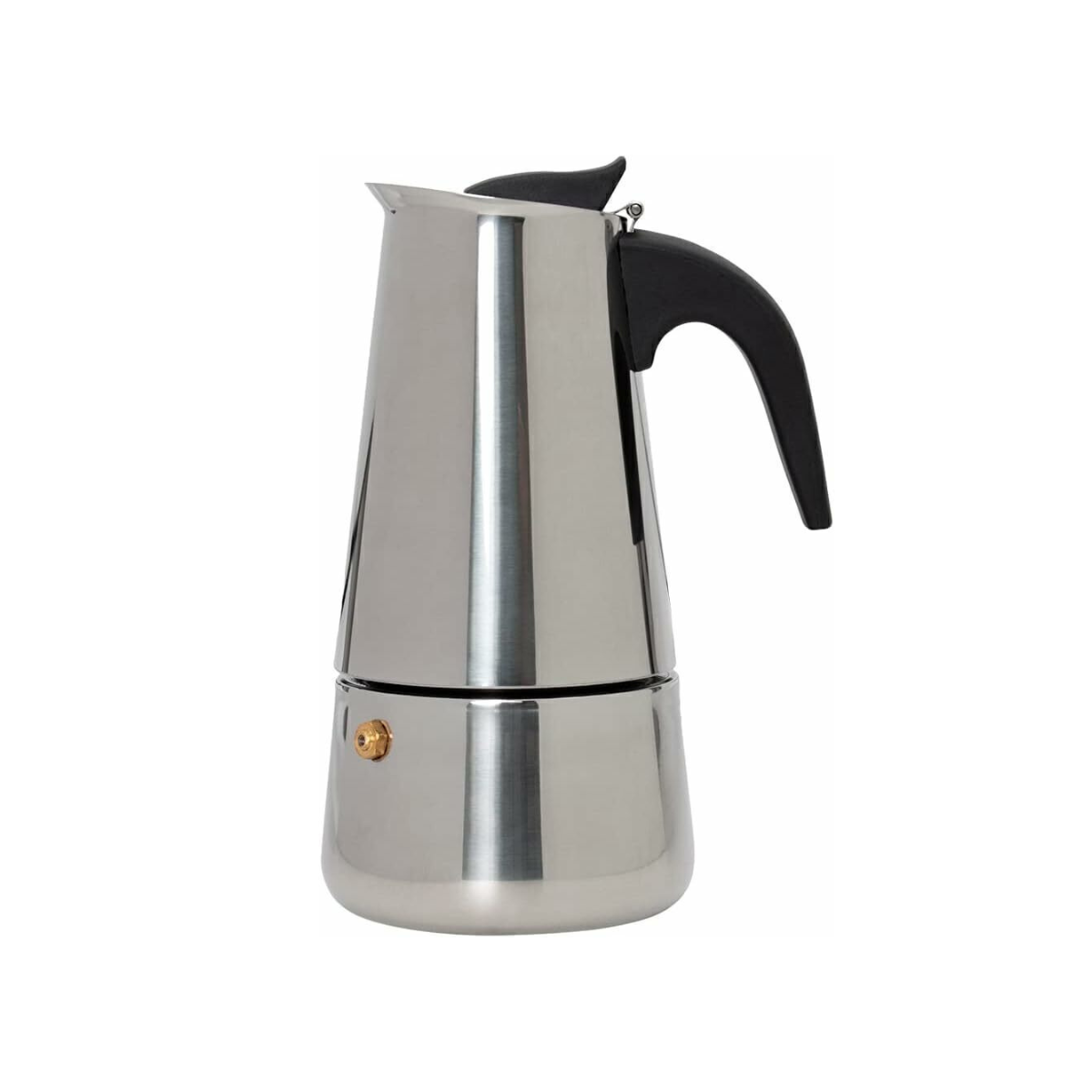 CAFETEIRA ITALIANA AÇO INOX PARA 6 CAFEZINHOS