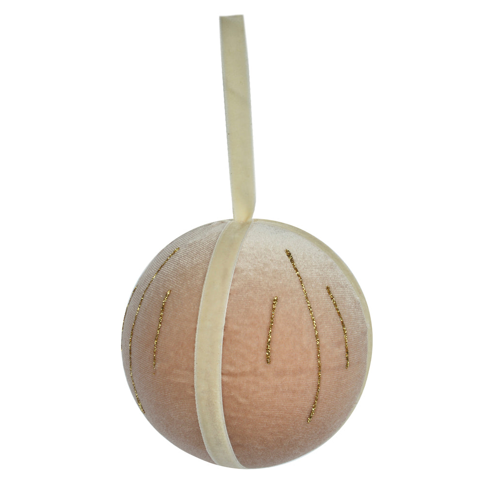 BOLA NATAL DECORADA 10cm