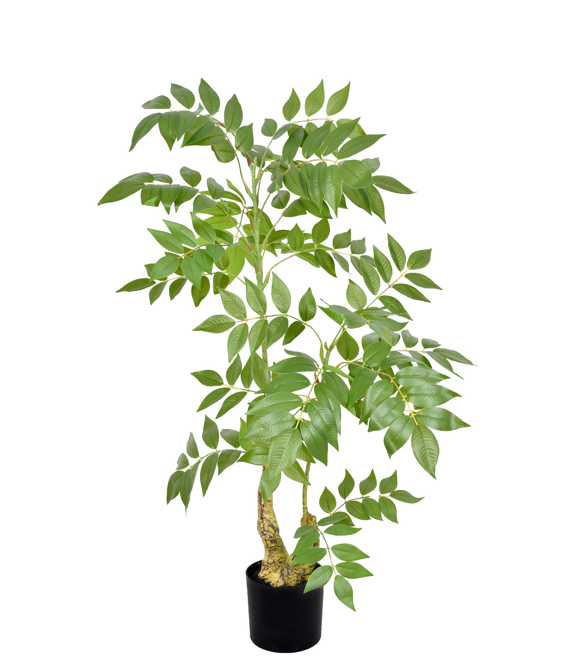 FOLHAS 2 HASTES NO POTE VERDE 93CM
