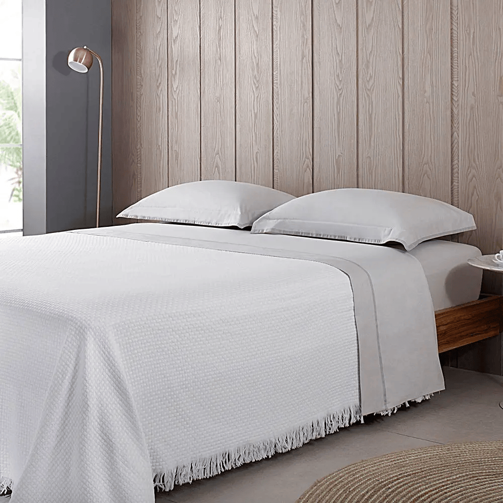 COLCHA CASAL IN DESIGN BRANCA – 2,30M X 2,50M