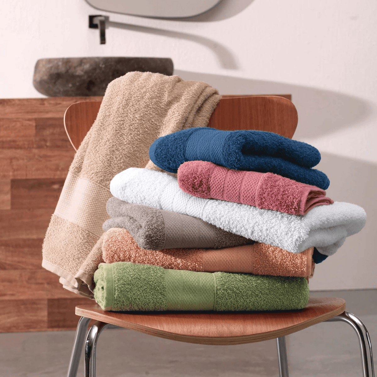 TOALHA BANHO TOQUIO G2 - 70CM X 1,40M - VERDE DEEP OLIVE