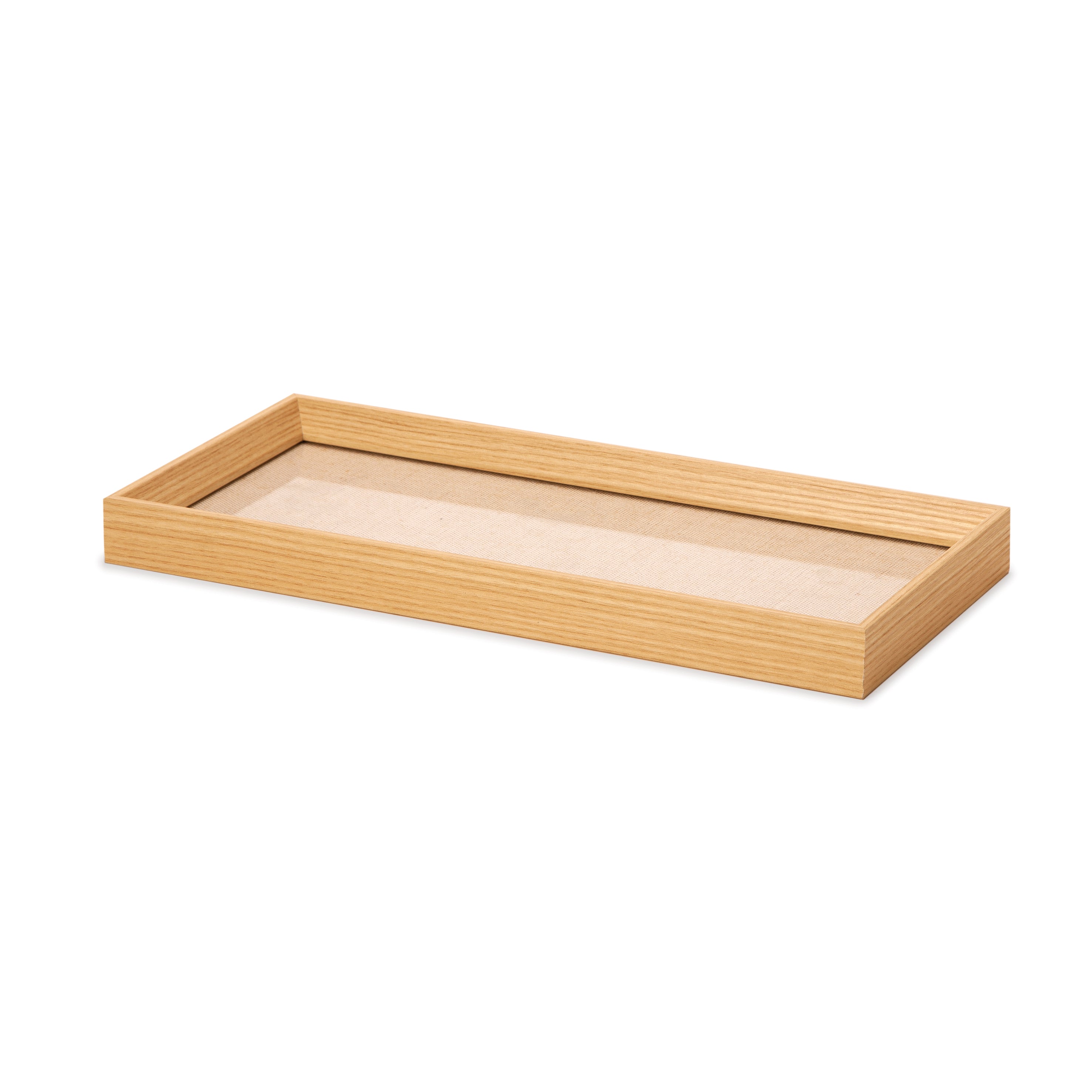 BANDEJA EM MDF COM LINHO – 38CM