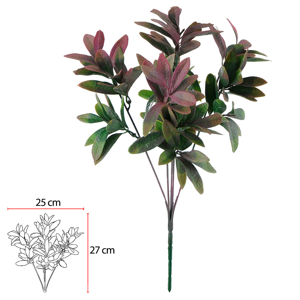 FOLHA (VERDE PURPURA) 30cm
