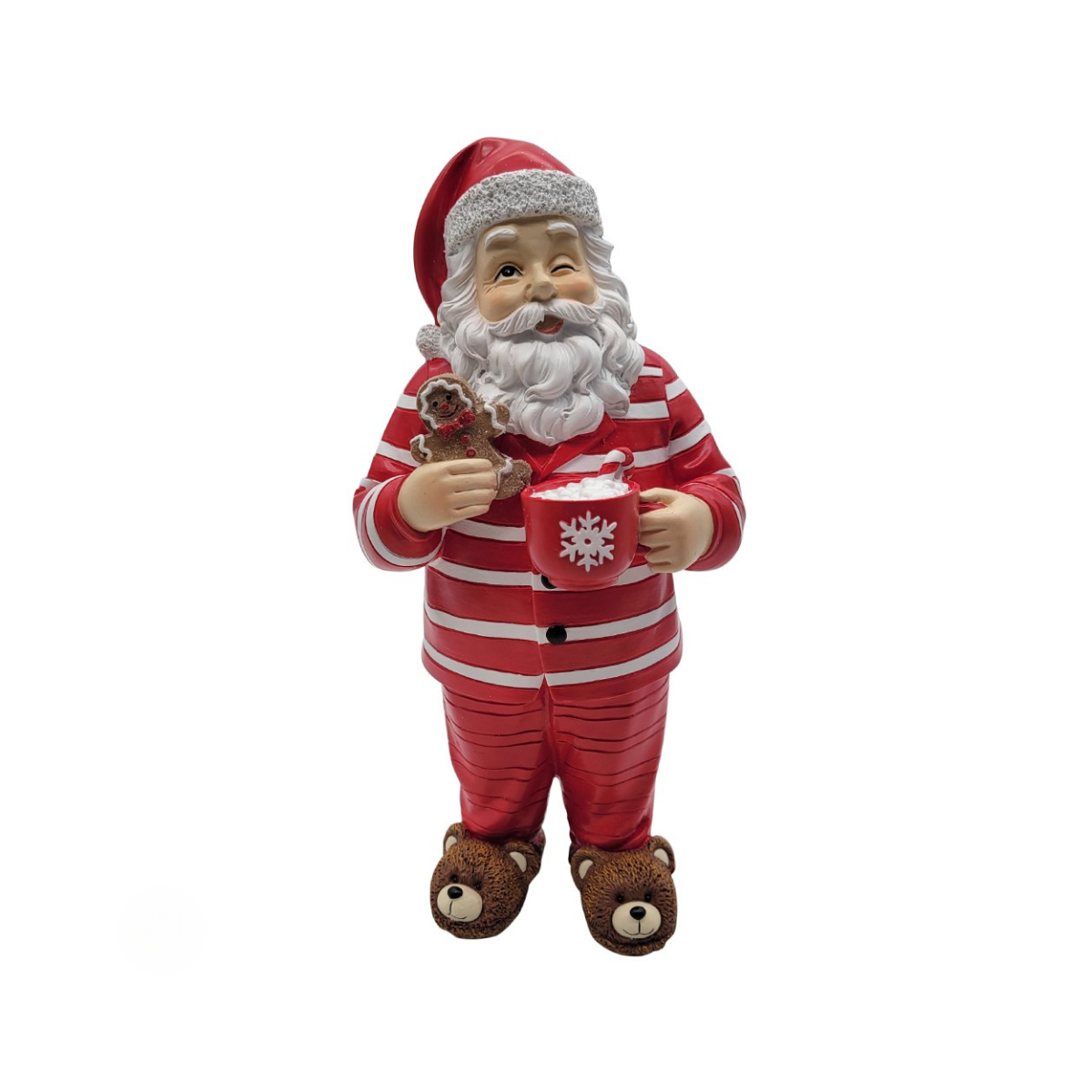 PAPAI NOEL PIJAMA LISTRADO 26CM