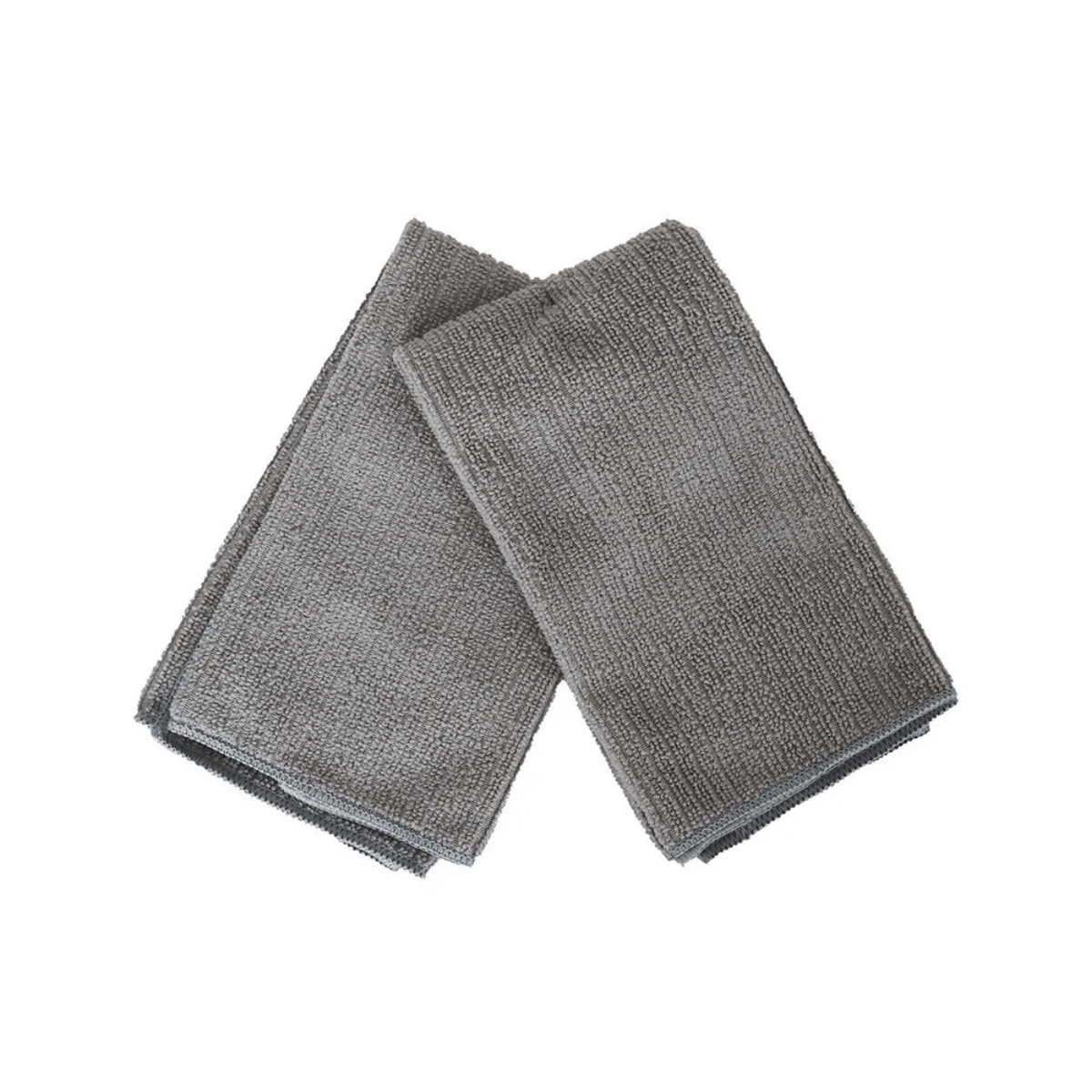 KIT PANO DE COPA MICROFIBRA 2 PEÇAS CINZA - 40CM X 48CM