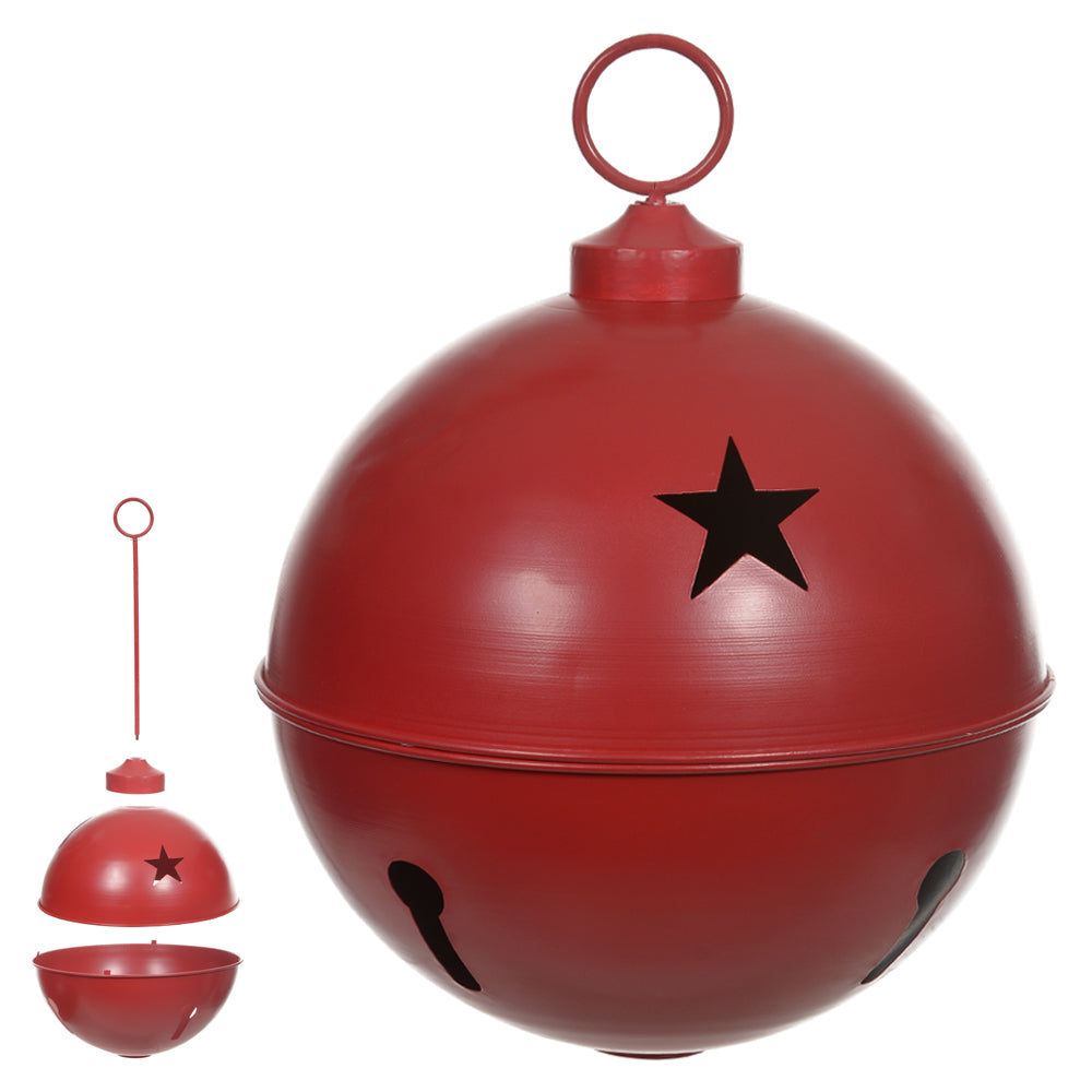 GUIZO NATAL VERMELHO METAL - 40CM