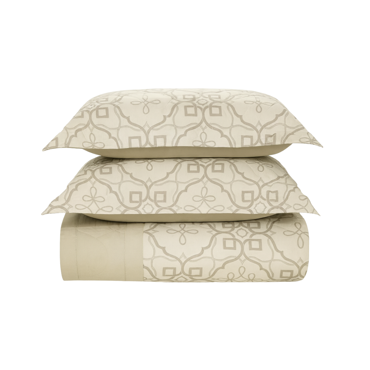 JOGO DE COLCHA QUEEN RAVENA ESTAMPADO 3 PEÇAS - 2,40M X 2,60M