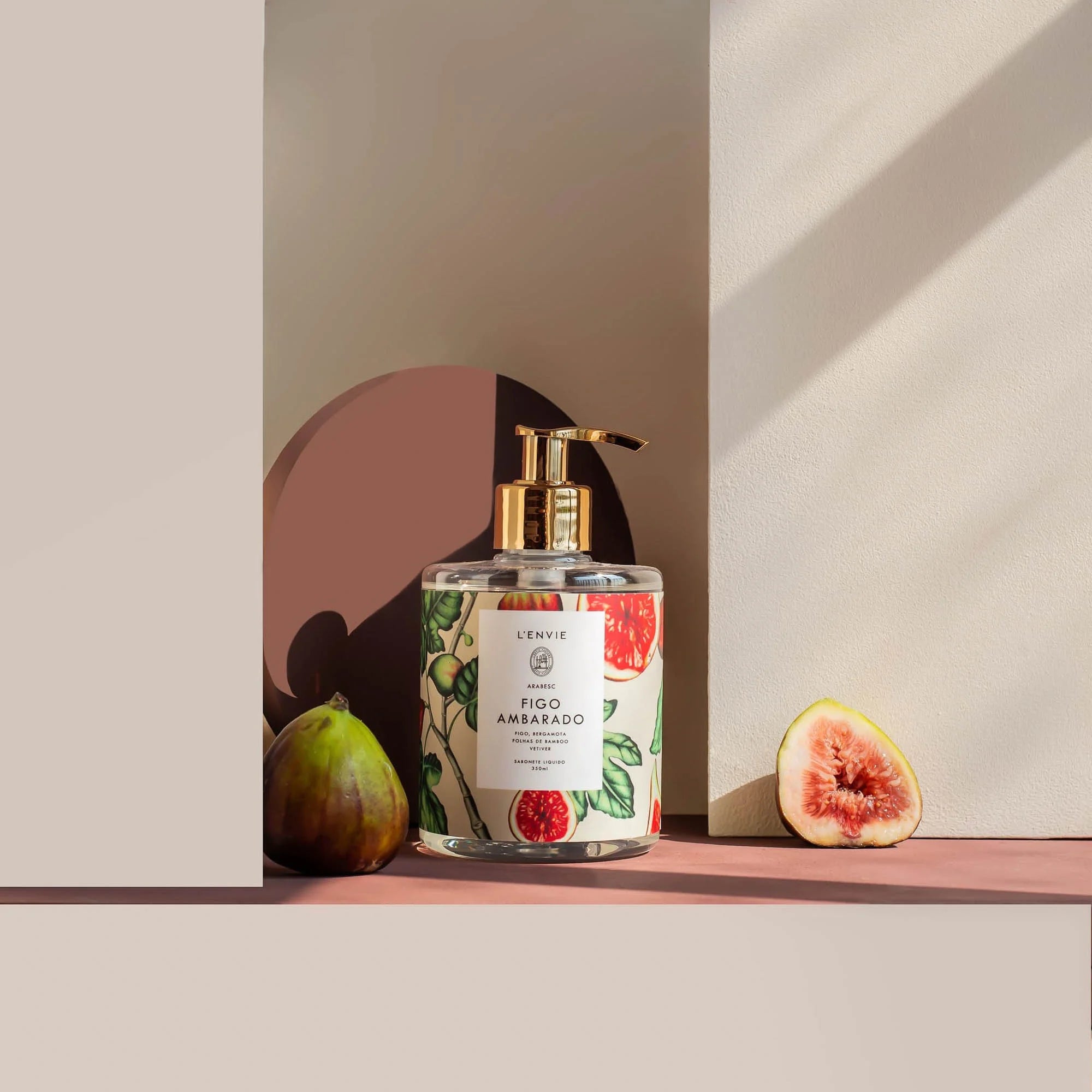 SABONETE LIQUIDO FIGO AMBARADO ARABESC - 350ML